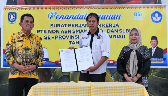 Gubernur Ansar Serahkan SK kepada 211 PTK Non ASN di Lingga