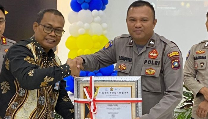 Polresta Tanjungpinang Raih Penghargaan KPPN Awards Peringkat Kedua