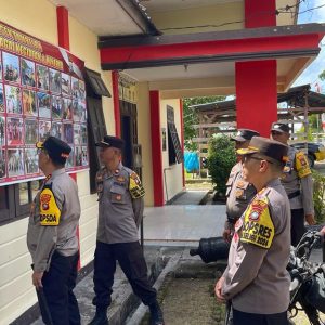Jelang Pemilu 2024, Kapolda Kepri dan Kapolres Bintan Kunker di Polsek Tambelan