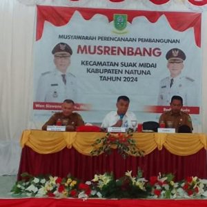 Hadiri Musrenbang di Kecamatan Suak Midai, Wan Siswandi: Mari Dukung dan Sukseskan Pemilu 2024