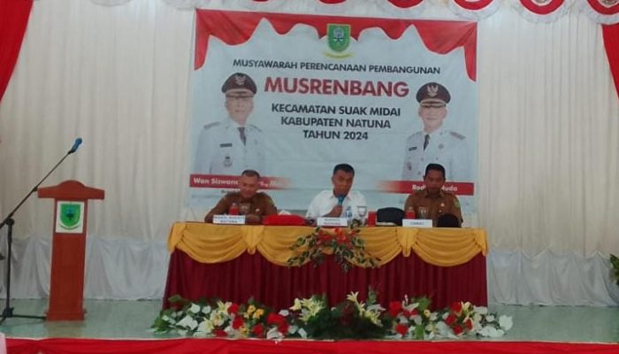 Hadiri Musrenbang di Kecamatan Suak Midai, Wan Siswandi: Mari Dukung dan Sukseskan Pemilu 2024