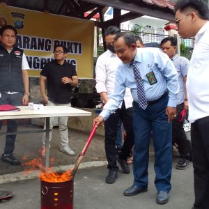 320,48 Gram Daun Ganja Dari Aceh Dimusnahkan Polresta Tanjungpinang 