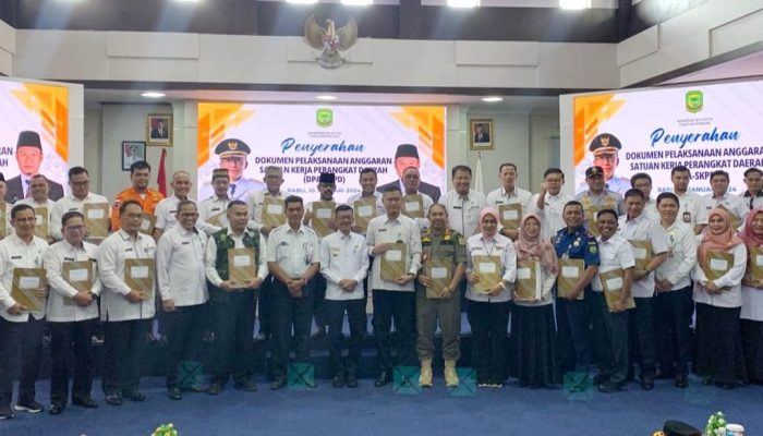 Pj Wako Hasan Serahkan DPA, Dinas Pendidikan DPA Tertinggi Rp270 Miliar