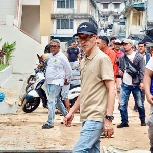 Pasar Baru Tanjungpinang Akan Dipoles Dengan Pengecatan dan Aspal Jalan 