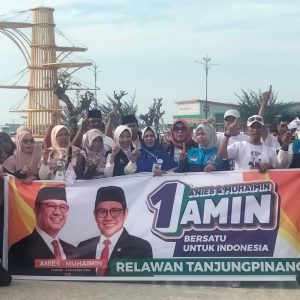 Meski Kampanye Tanpa Anies-Muhaimin, Partai dan Relawan Semangat Konvoi di Bintan-Tanjungpinang
