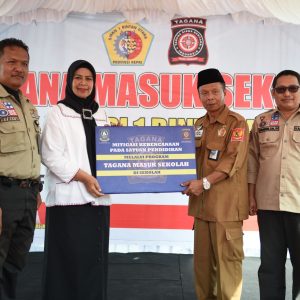 Kunjungi SMKN 1 Bintan Utara, TAGANA Kepri Promosikan Kesadaran Bencana