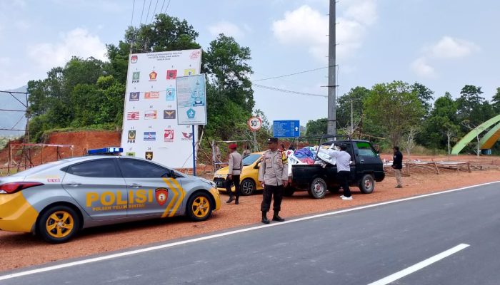Masa Tenang Pemilu 2024, Polres Bintan Monitoring Penertiban APK