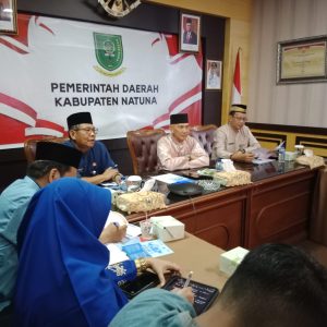 Pemkab Natuna Rapat Virtual Bersama Universitas Esa Unggul Melalui Zoom Meeting