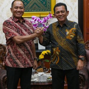 Gubernur Ansar Terima Kunjungan GM PT PLN Persero WRKR Yang Baru