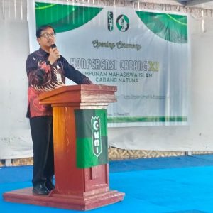Sekda Boy Wijanarko Buka Opening Ceremony Konfercab HMI Cabang Natuna Ke-XI 