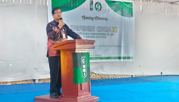 Sekda Boy Wijanarko Buka Opening Ceremony Konfercab HMI Cabang Natuna Ke-XI 