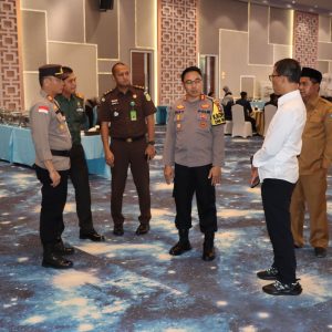 Polres Bintan Lakukan Pengamanan Rekapitulasi Suara Tingkat Kabupaten Bintan