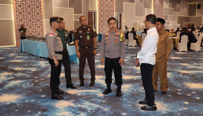 Polres Bintan Lakukan Pengamanan Rekapitulasi Suara Tingkat Kabupaten Bintan