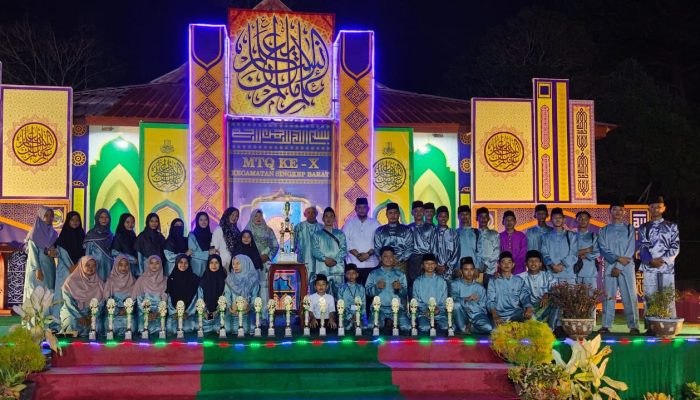 Desa Bakong Kembali Rebut Juara MTQ ke-X Tingkat Kecamatan Singkep Barat di Lingga