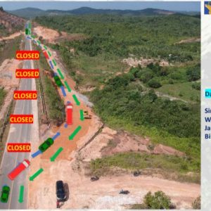 Pengumuman! Ada Perbaikan Jalan Trans Barelang Bukit Bismillah, Ditutup Sementara