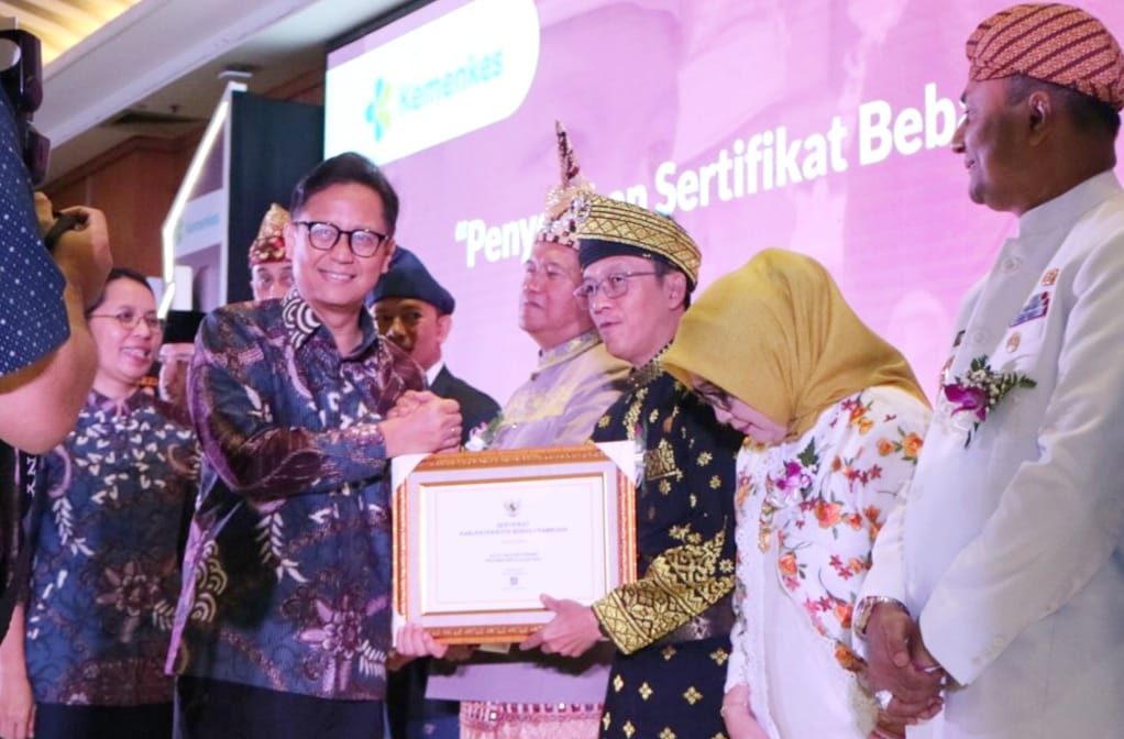 Pemko Tanjungpinang Raih Sertifikat Bebas Frambusia dari Kemenkes RI