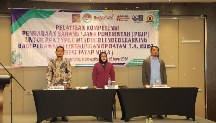 35 PPK Tipe C BP Batam Ikuti Pelatihan Kompetensi PBJP