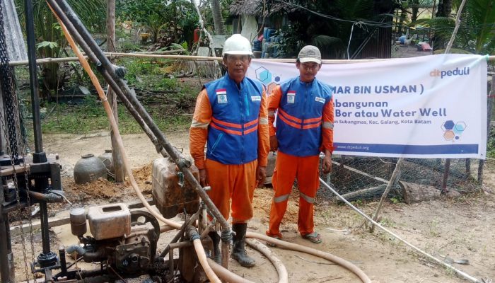 Ramadhan 2024, dtPeduli Kepri Bangun Sumur Bor di Pulau Penurun Batam