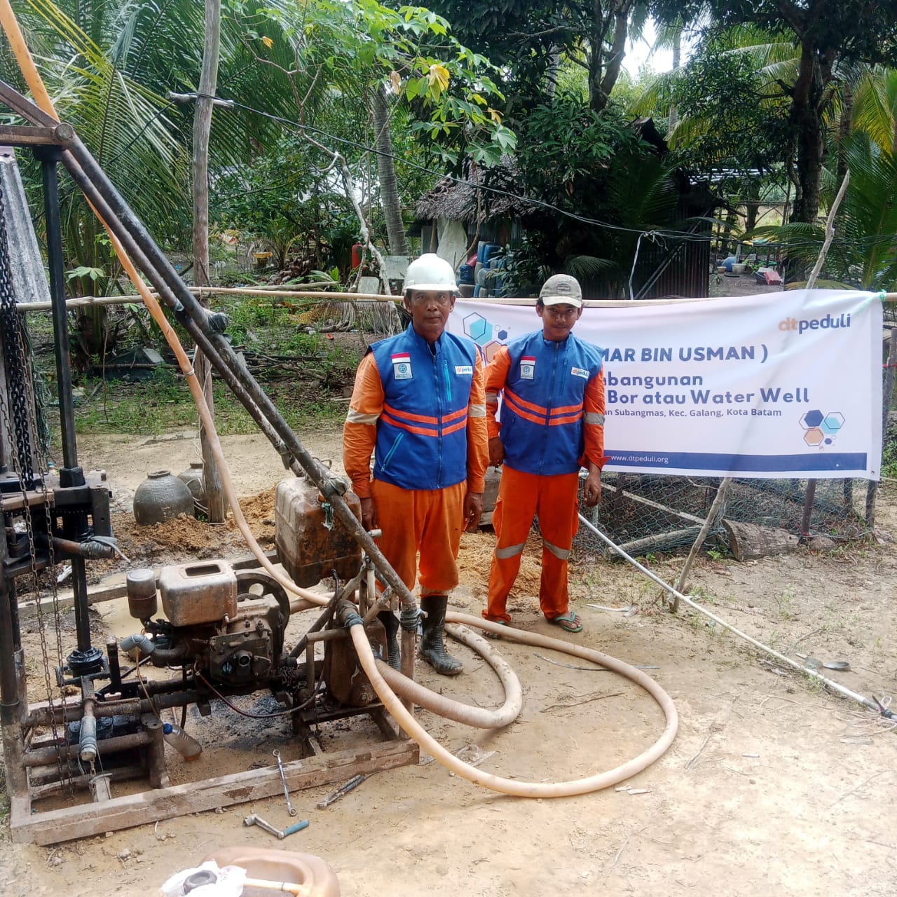 Ramadhan 2024, dtPeduli Kepri Bangun Sumur Bor di Pulau Penurun Batam