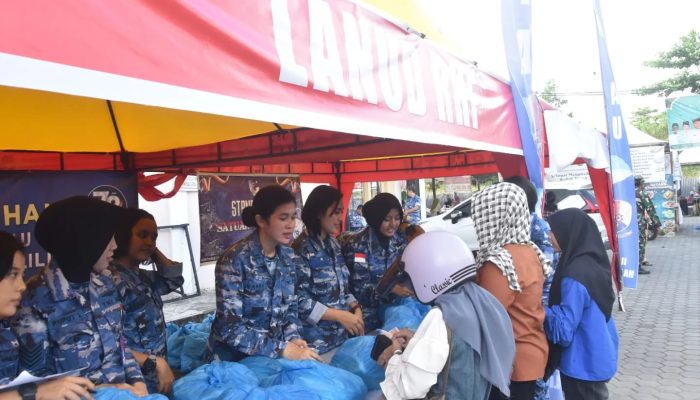 HUT TNI AU Ke-78, Lanud RHF Gelar Bazar Murah Ramadhan