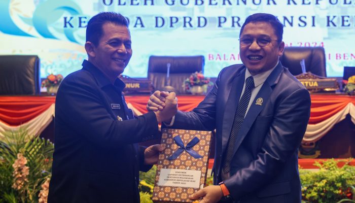 Gubernur Ansar Sampaikan LKPJ Kepala Daerah Provinsi Kepri Tahun 2023 Kepada DPRD