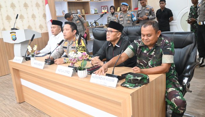 Pengamanan Idul Fitri, Polresta Tanjungpinang Gelar Rakor Lintas Sektoral Ops Ketupat Seligi 2024