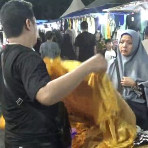 Bazar Kampung Ramadhan di Lapangan Pamedan Masih Lokasi Favorit Warga Untuk Berbelanja 