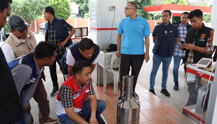 Awasi Distribusi BBM di Kepri, Ditreskrimsus Polda Kepri Sidak Pertamina Batam Center