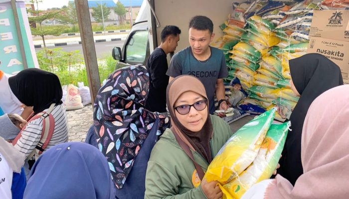 Pasar Murah Selama 2 Hari, Beras SPHP Bulog Tanjungpinang Terjual 8 Ton