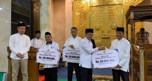 Pemko Tanjungpinang Kucurkan Rp1,3 Miliar Untuk Bantuan Masjid Dan Surau 