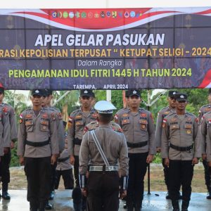 Sambut Idul Fitri, Polres Kepulauan Anambas Gelar Apel Operasi Ketupat 2024