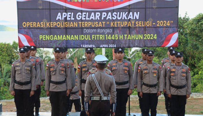 Sambut Idul Fitri, Polres Kepulauan Anambas Gelar Apel Operasi Ketupat 2024
