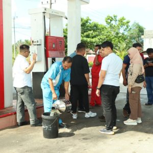 Satgas Migas Bintan Lakukan Pemeriksaan Seluruh SPBU di Bintan