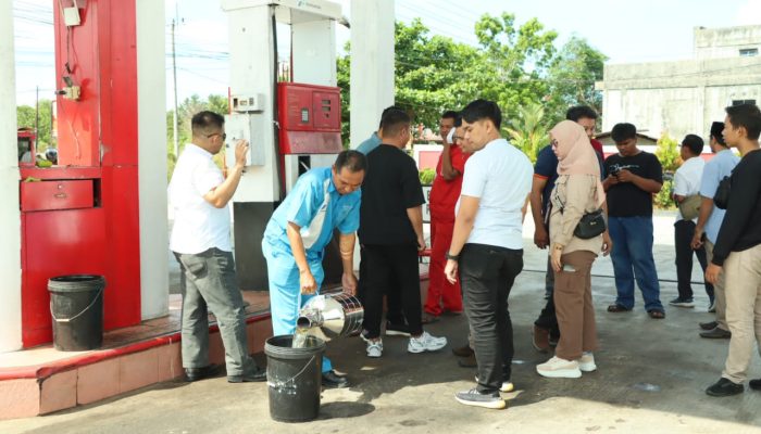 Satgas Migas Bintan Lakukan Pemeriksaan Seluruh SPBU di Bintan