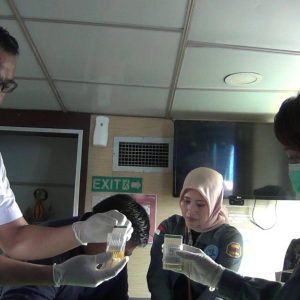 BNN Tes Urine Nahkoda dan ABK Kapal di Pelabuhan SBP Tanjungpinang
