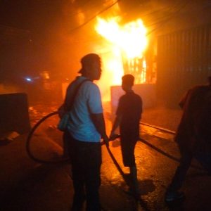 1 Ruko di Pelantar KUD Tanjungpinang Dilalap Api
