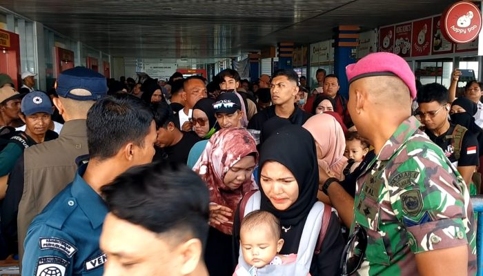 Jelang Idul Fitri, Arus Kepergian Penumpang Dari Pelabuhan SBP Capai 4.314 Orang