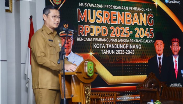 Musrenbang Susun RPJPD Tanjungpinang 2025-2045: Menuju Visi Kota Perdagangan Maju dan Berkelanjutan