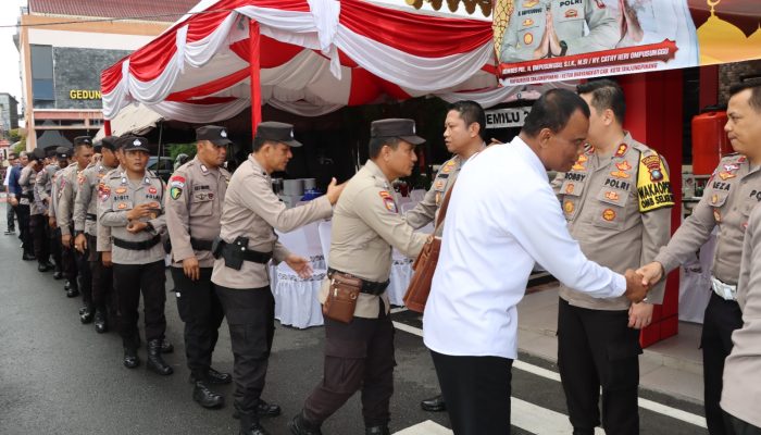 Keluarga Besar Polresta Tanjungpinang Halal Bi Halal Usai Idul Fitri 1445 H