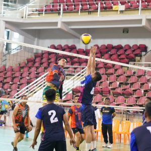 Tim Bola Voli Putra BP Batam Gelar Laga Persahabatan Melawan Lanud Hang Nadim