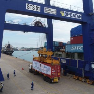 Triwulan I Tahun 2024, Volume Peti Kemas di Terminal Batu Ampar Meningkat 10 Persen