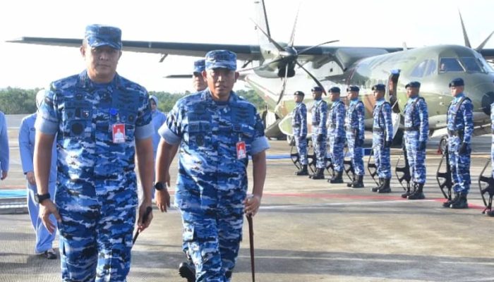 Pangkoopsud I Kunker di Tanjungpinang, Tinjau Lanud RHF Dan Satrad 213