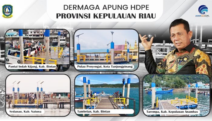 Kepemimpinan Ansar-Marlin Sudah Bangun 6 Dermaga Apung HDPE Di Kepri