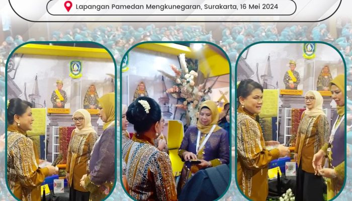 Pameran HUT Dekranas Ke-44, Iriana Jokowi Apresiasi Keunikan Kerajinan Khas Kepri