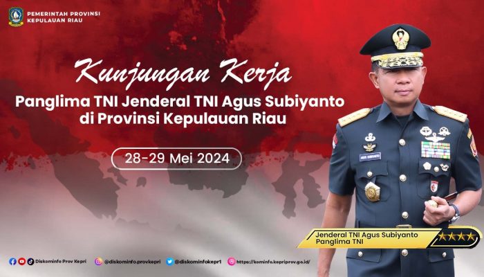 Ini Agenda Panglima TNI Jenderal TNI Agus Subiyanto Akan Kunker ke Kepri