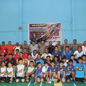 Tournament Bulu Tangkis HUT Bhayangkara Cup ke-78 Dibuka Kapolresta Tanjungpinang
