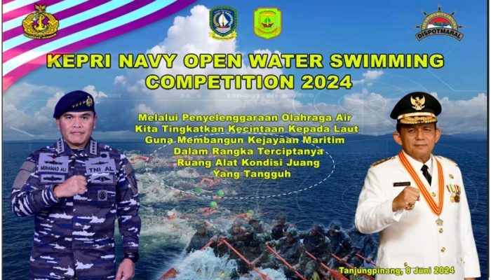 Saksikan Dan Ikuti Kepri Navy Open Water Swimming Competition 2024 Di Tugu Sirih Tanjungpinang