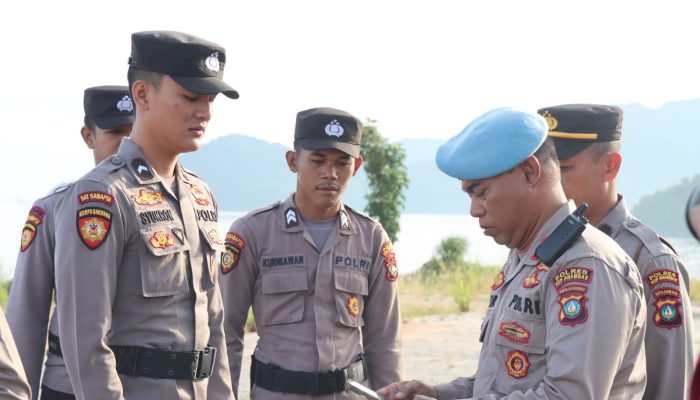 Upaya Berantas Judi Online, Propam Polres Kepulauan Anambas Razia HP Setiap Anggota