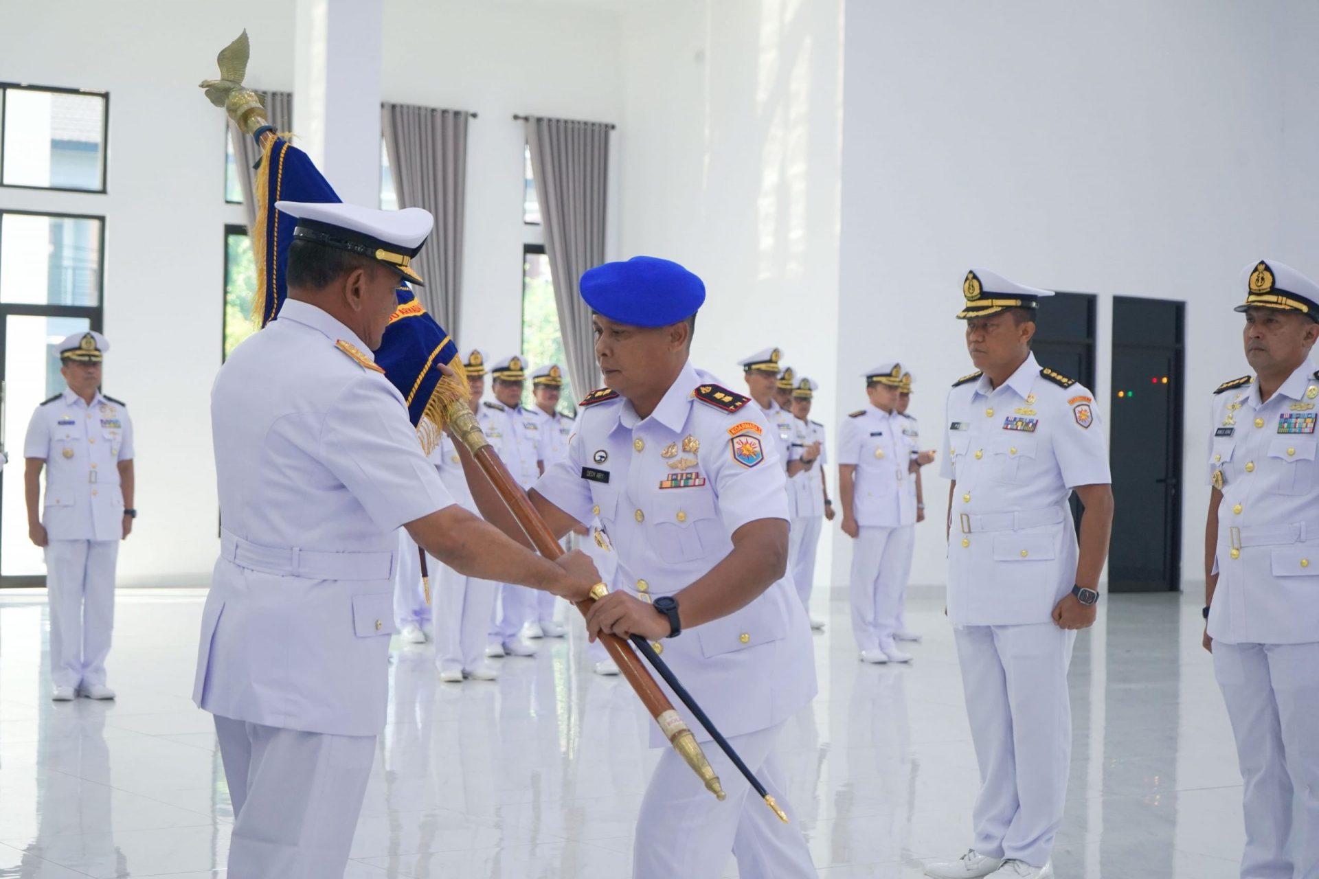 Letkol Laut (PM) Dedy Ary Yuanto Resmi Jabat Danpom Koarmada 1