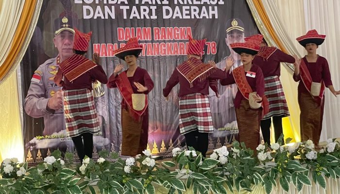 Lomba Tari Kreasi Semarakkan HUT Bhayangkara ke-78 di Bintan 